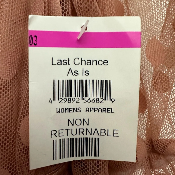 ASOS Design Tiered Satin Mesh Mini Dress Size 4 Dusty Pink Long Sheer Sleeve NWT - Picture 4 of 6